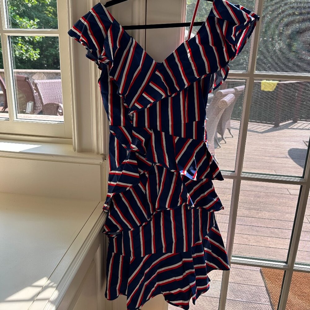 Alice + Olivia Collegiate Striped Dress
